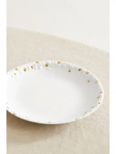 L'Objet + Haas Brothers Mojave 17cm Gold-plated Porcelain Plate | Thumbnail 3 L'Objet + Haas Brothers Mojave 17cm Gold-plated Porcelain Plate | Thumbnail 3