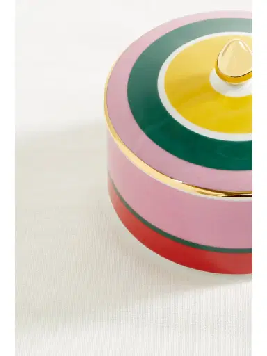 La DoubleJ Gold-plated Porcelain Jar | Thumbnail 4 La DoubleJ Gold-plated Porcelain Jar | Thumbnail 4