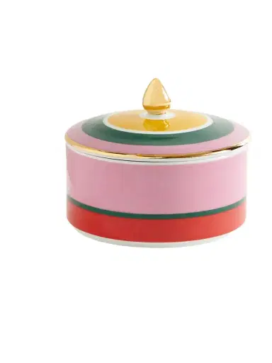 La DoubleJ Gold-plated Porcelain Jar | Thumbnail 1 La DoubleJ Gold-plated Porcelain Jar | Thumbnail 1
