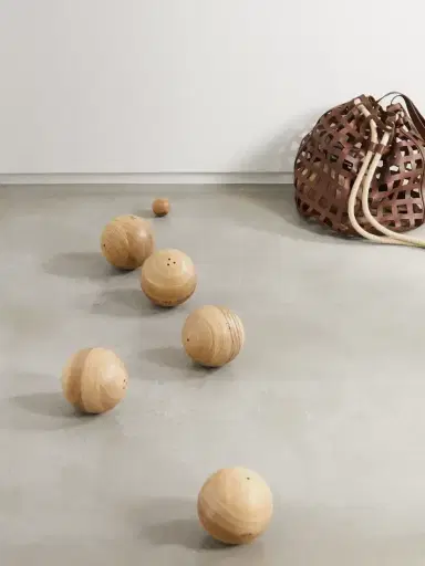 Brunello Cucinelli Walnut And Leather Bowls Set | Thumbnail 2 Brunello Cucinelli Walnut And Leather Bowls Set | Thumbnail 2