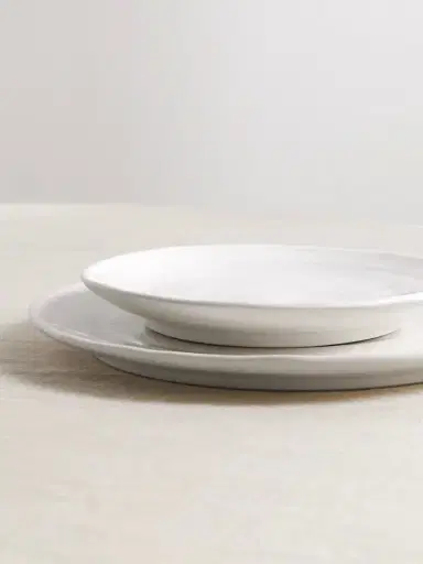 Brunello Cucinelli Set Of Two Glazed Ceramic Plates | Thumbnail 3 Brunello Cucinelli Set Of Two Glazed Ceramic Plates | Thumbnail 3