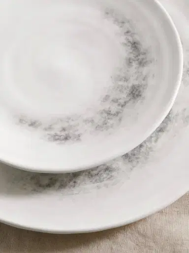 Brunello Cucinelli Set Of Two Glazed Ceramic Plates | Thumbnail 4 Brunello Cucinelli Set Of Two Glazed Ceramic Plates | Thumbnail 4