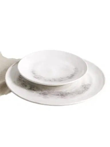 Brunello Cucinelli Set Of Two Glazed Ceramic Plates | Thumbnail 1 Brunello Cucinelli Set Of Two Glazed Ceramic Plates | Thumbnail 1