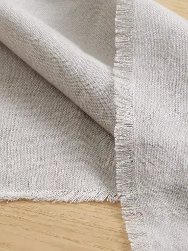Brunello Cucinelli Frayed Linen Placemat And Napkin Set | Thumbnail 3 Brunello Cucinelli Frayed Linen Placemat And Napkin Set | Thumbnail 3