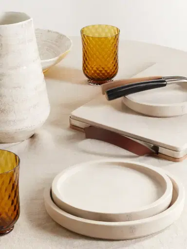 Brunello Cucinelli Set Of Three Stone Plates | Thumbnail 2 Brunello Cucinelli Set Of Three Stone Plates | Thumbnail 2