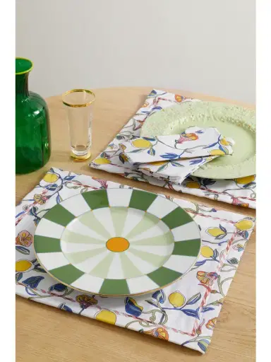 La DoubleJ Set Of Two Printed Linen Placemats | Thumbnail 2 La DoubleJ Set Of Two Printed Linen Placemats | Thumbnail 2