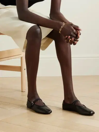 The Row Boheme Leather Mary Jane Ballet Flats | Thumbnail 2 The Row Boheme Leather Mary Jane Ballet Flats | Thumbnail 2
