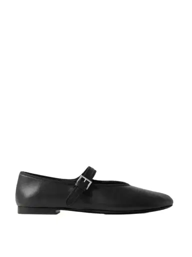 The Row Boheme Leather Mary Jane Ballet Flats | Thumbnail 1 The Row Boheme Leather Mary Jane Ballet Flats | Thumbnail 1