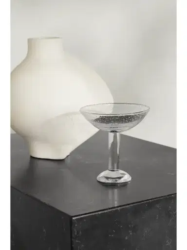 LOUISE ROE Bubble Glass Champagne Coupe | Thumbnail 2 LOUISE ROE Bubble Glass Champagne Coupe | Thumbnail 2