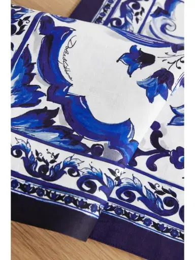 Dolce & Gabbana Printed Linen Placemat And Napkin Set | Thumbnail 3 Dolce & Gabbana Printed Linen Placemat And Napkin Set | Thumbnail 3