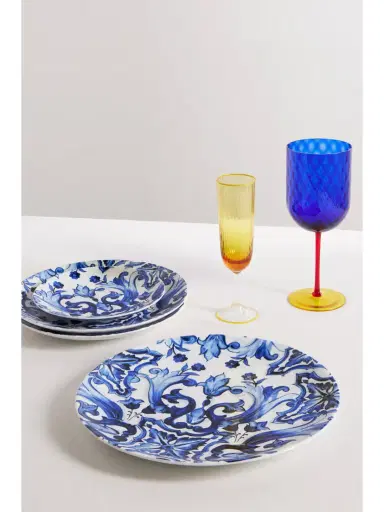 Dolce & Gabbana 31cm Painted Porcelain Charger Plate | Thumbnail 2 Dolce & Gabbana 31cm Painted Porcelain Charger Plate | Thumbnail 2