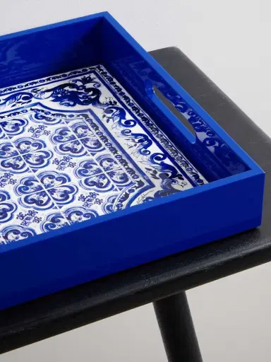 Dolce & Gabbana Printed Wood Tray | Thumbnail 3 Dolce & Gabbana Printed Wood Tray | Thumbnail 3