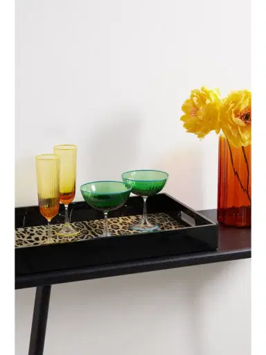 Dolce & Gabbana Leopard-print Wood Tray | Thumbnail 2 Dolce & Gabbana Leopard-print Wood Tray | Thumbnail 2