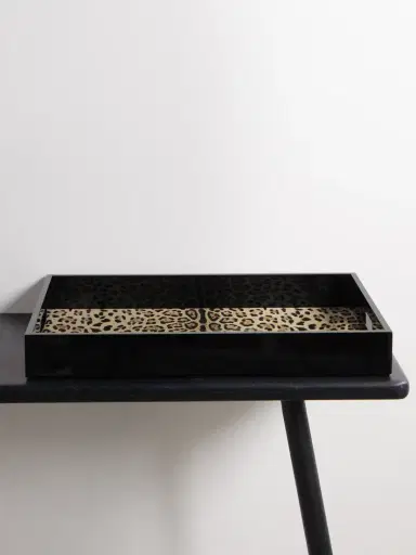 Dolce & Gabbana Leopard-print Wood Tray | Thumbnail 1 Dolce & Gabbana Leopard-print Wood Tray | Thumbnail 1