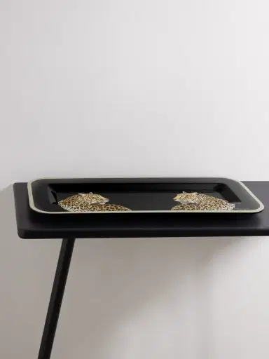 Dolce & Gabbana Small Printed Wood Tray | Thumbnail 1 Dolce & Gabbana Small Printed Wood Tray | Thumbnail 1
