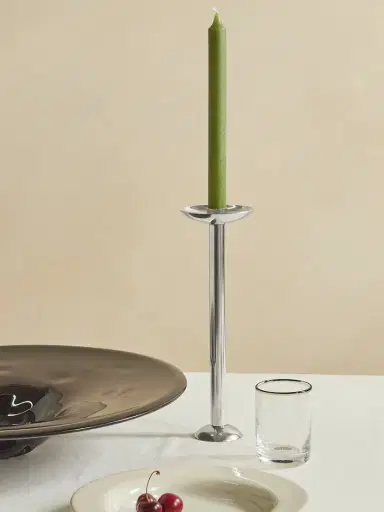 LOUISE ROE Champagne Stainless Steel Candle Holder | Thumbnail 2 LOUISE ROE Champagne Stainless Steel Candle Holder | Thumbnail 2