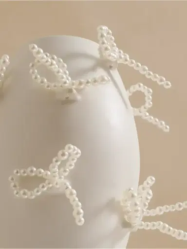 Completedworks Small Faux Pearl-embellished Ceramic Vase | Thumbnail 3 Completedworks Small Faux Pearl-embellished Ceramic Vase | Thumbnail 3