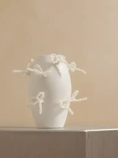 Completedworks Small Faux Pearl-embellished Ceramic Vase | Thumbnail 1 Completedworks Small Faux Pearl-embellished Ceramic Vase | Thumbnail 1