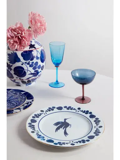 La DoubleJ 31cm Gold-plated Painted Porcelain Charger Plate | Thumbnail 2 La DoubleJ 31cm Gold-plated Painted Porcelain Charger Plate | Thumbnail 2