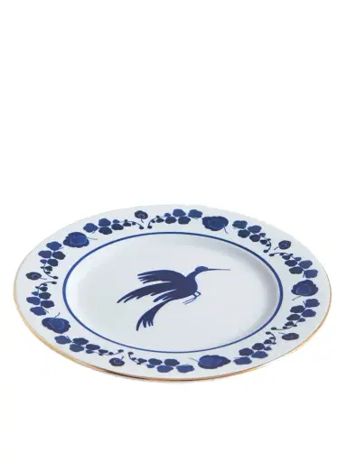 La DoubleJ 31cm Gold-plated Painted Porcelain Charger Plate | Thumbnail 1 La DoubleJ 31cm Gold-plated Painted Porcelain Charger Plate | Thumbnail 1