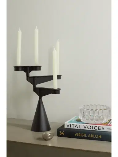 Tom Dixon Spin Mini Cast Iron Candelabra | Thumbnail 2 Tom Dixon Spin Mini Cast Iron Candelabra | Thumbnail 2