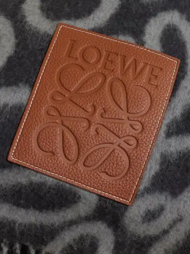 Loewe Fringed Leather-trimmed Alpaca-blend Jacquard Blanket | Thumbnail 3 Loewe Fringed Leather-trimmed Alpaca-blend Jacquard Blanket | Thumbnail 3