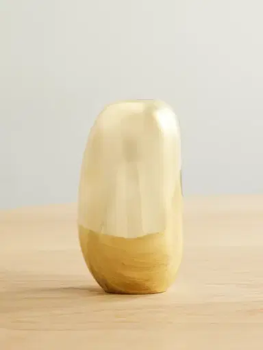 Dinosaur Designs Pebble Small Brass Vase | Thumbnail 1 Dinosaur Designs Pebble Small Brass Vase | Thumbnail 1