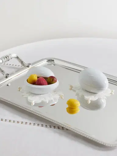Gohar World Egg Set Of Two Porcelain Trinket Dishes | Thumbnail 2 Gohar World Egg Set Of Two Porcelain Trinket Dishes | Thumbnail 2