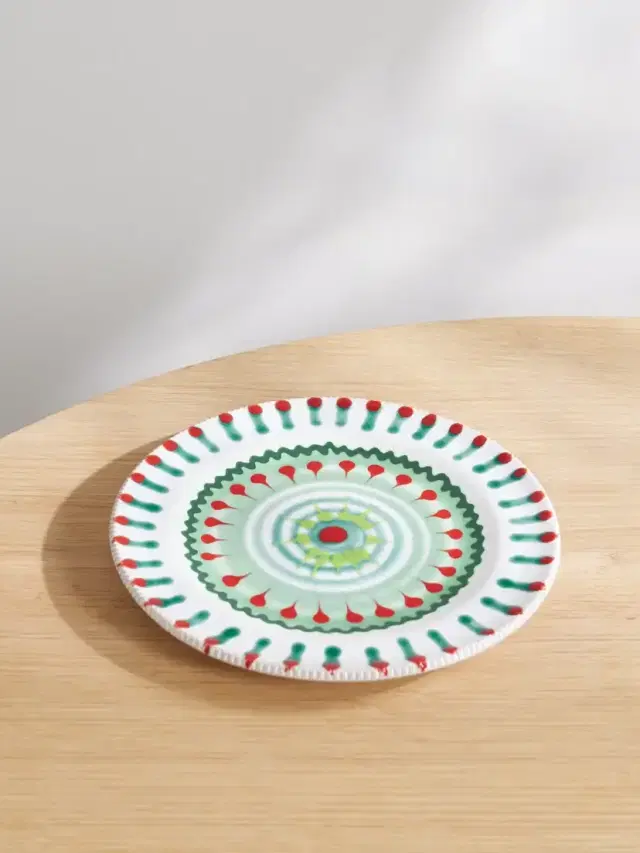 Chilli Set Of Two Ceramic Dessert Plates Chilli Set Of Two Ceramic Dessert Plates
