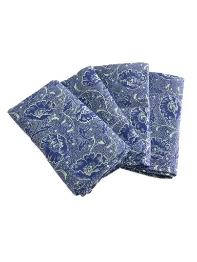 Cabana Toscana Set Of Four Floral-print Linen Napkins | Thumbnail 1 Cabana Toscana Set Of Four Floral-print Linen Napkins | Thumbnail 1
