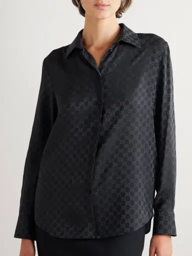 Gucci Silk-jacquard Shirt | Thumbnail 3 Gucci Silk-jacquard Shirt | Thumbnail 3