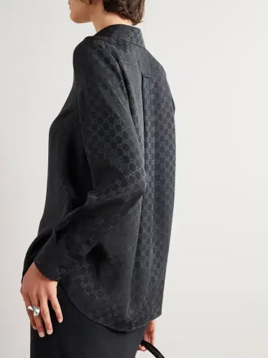 Gucci Silk-jacquard Shirt | Thumbnail 4 Gucci Silk-jacquard Shirt | Thumbnail 4