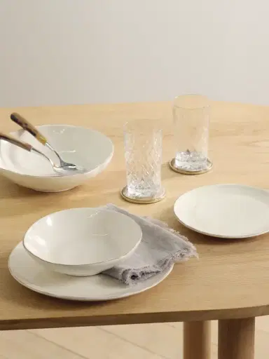 Brunello Cucinelli Set Of Two Glazed Ceramic Plates | Thumbnail 2 Brunello Cucinelli Set Of Two Glazed Ceramic Plates | Thumbnail 2