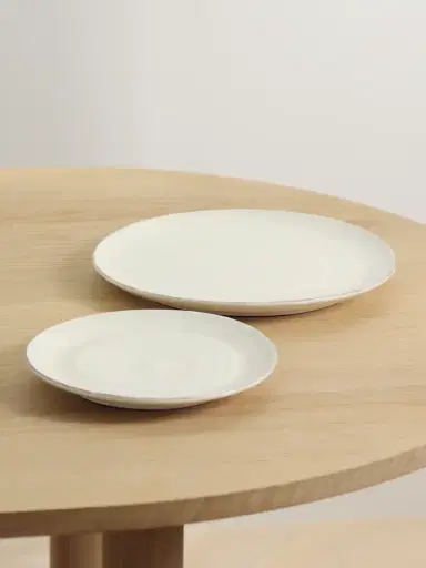 Brunello Cucinelli Set Of Two Glazed Ceramic Plates | Thumbnail 1 Brunello Cucinelli Set Of Two Glazed Ceramic Plates | Thumbnail 1