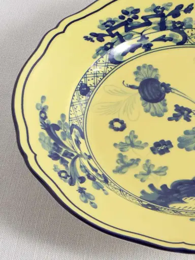 GINORI 1735 Antico Doccia 21cm Gold-plated Printed Porcelain Dessert Plate | Thumbnail 3 GINORI 1735 Antico Doccia 21cm Gold-plated Printed Porcelain Dessert Plate | Thumbnail 3