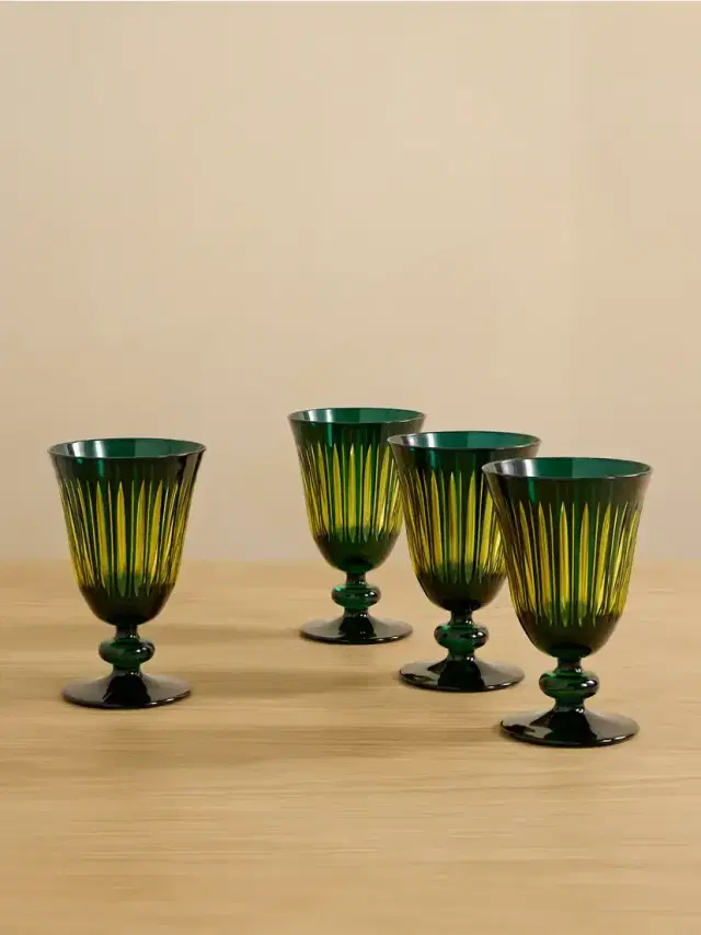 Prism Set Of Four Wine Glasses Prism Set Of Four Wine Glasses
