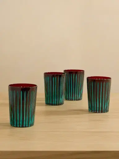 L'Objet Prism Set Of Four Highball Glasses | Thumbnail 1 L'Objet Prism Set Of Four Highball Glasses | Thumbnail 1