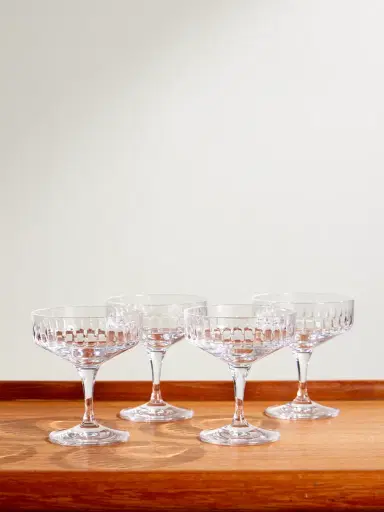 Soho Home Roebling Set of Four Crystal Champagne Coupes - Men | Thumbnail 1 Soho Home Roebling Set of Four Crystal Champagne Coupes - Men | Thumbnail 1