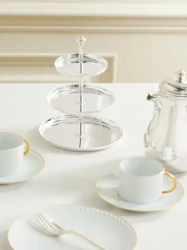 Christofle Albi Three-tier Silver-plated Dessert Stand | Thumbnail 2 Christofle Albi Three-tier Silver-plated Dessert Stand | Thumbnail 2