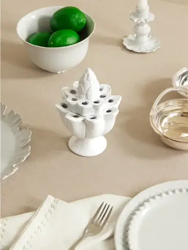 Astier De Villatte Pique Ceramic Vase | Thumbnail 2 Astier De Villatte Pique Ceramic Vase | Thumbnail 2