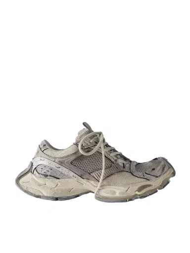 Balenciaga Stapler Distressed Mesh And Rubber Sneakers | Thumbnail 1 Balenciaga Stapler Distressed Mesh And Rubber Sneakers | Thumbnail 1