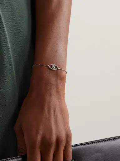 Messika Lucky Eye 18-karat White Gold Diamond Bracelet | Thumbnail 2 Messika Lucky Eye 18-karat White Gold Diamond Bracelet | Thumbnail 2