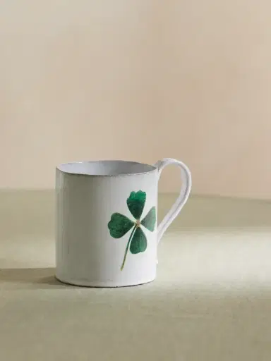 Astier De Villatte + John Derian Clover Glazed Ceramic Mug | Thumbnail 1 Astier De Villatte + John Derian Clover Glazed Ceramic Mug | Thumbnail 1