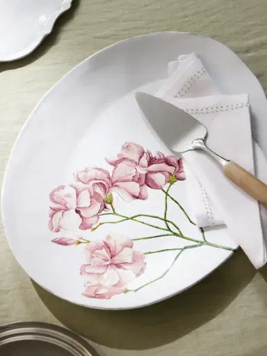 Astier De Villatte + John Derian Nerium Oleander Ceramic Platter | Thumbnail 2 Astier De Villatte + John Derian Nerium Oleander Ceramic Platter | Thumbnail 2