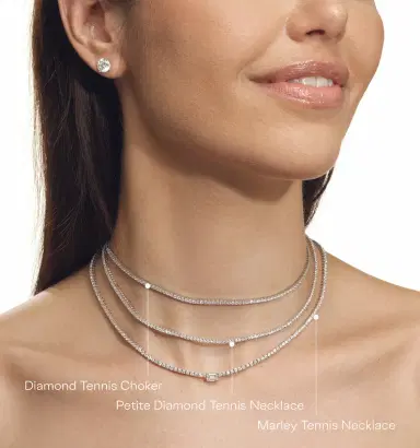 Stephanie Gottlieb Petite Diamond Tennis Necklace | Thumbnail 6 Stephanie Gottlieb Petite Diamond Tennis Necklace | Thumbnail 6