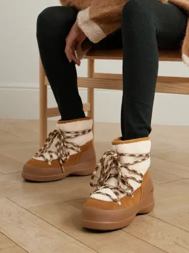Moon Boot Luna Shearling Snow Boots | Thumbnail 2 Moon Boot Luna Shearling Snow Boots | Thumbnail 2