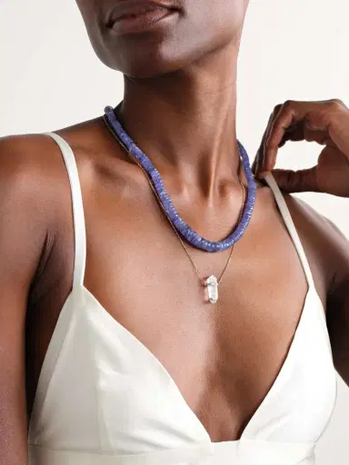 JIA JIA Gold Tanzanite Necklace | Thumbnail 4 JIA JIA Gold Tanzanite Necklace | Thumbnail 4