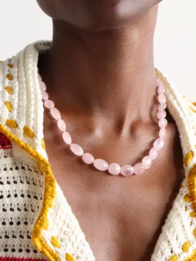 JIA JIA Arizona Large Candy Gold Morganite Necklace | Thumbnail 2 JIA JIA Arizona Large Candy Gold Morganite Necklace | Thumbnail 2