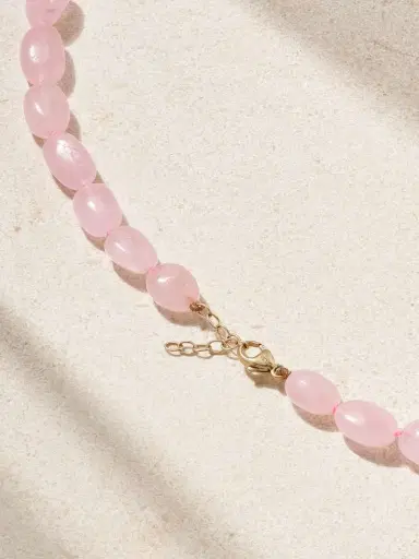 JIA JIA Arizona Large Candy Gold Morganite Necklace | Thumbnail 3 JIA JIA Arizona Large Candy Gold Morganite Necklace | Thumbnail 3