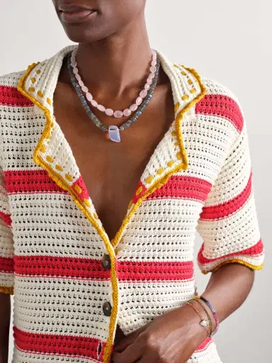 JIA JIA Arizona Large Candy Gold Morganite Necklace | Thumbnail 4 JIA JIA Arizona Large Candy Gold Morganite Necklace | Thumbnail 4